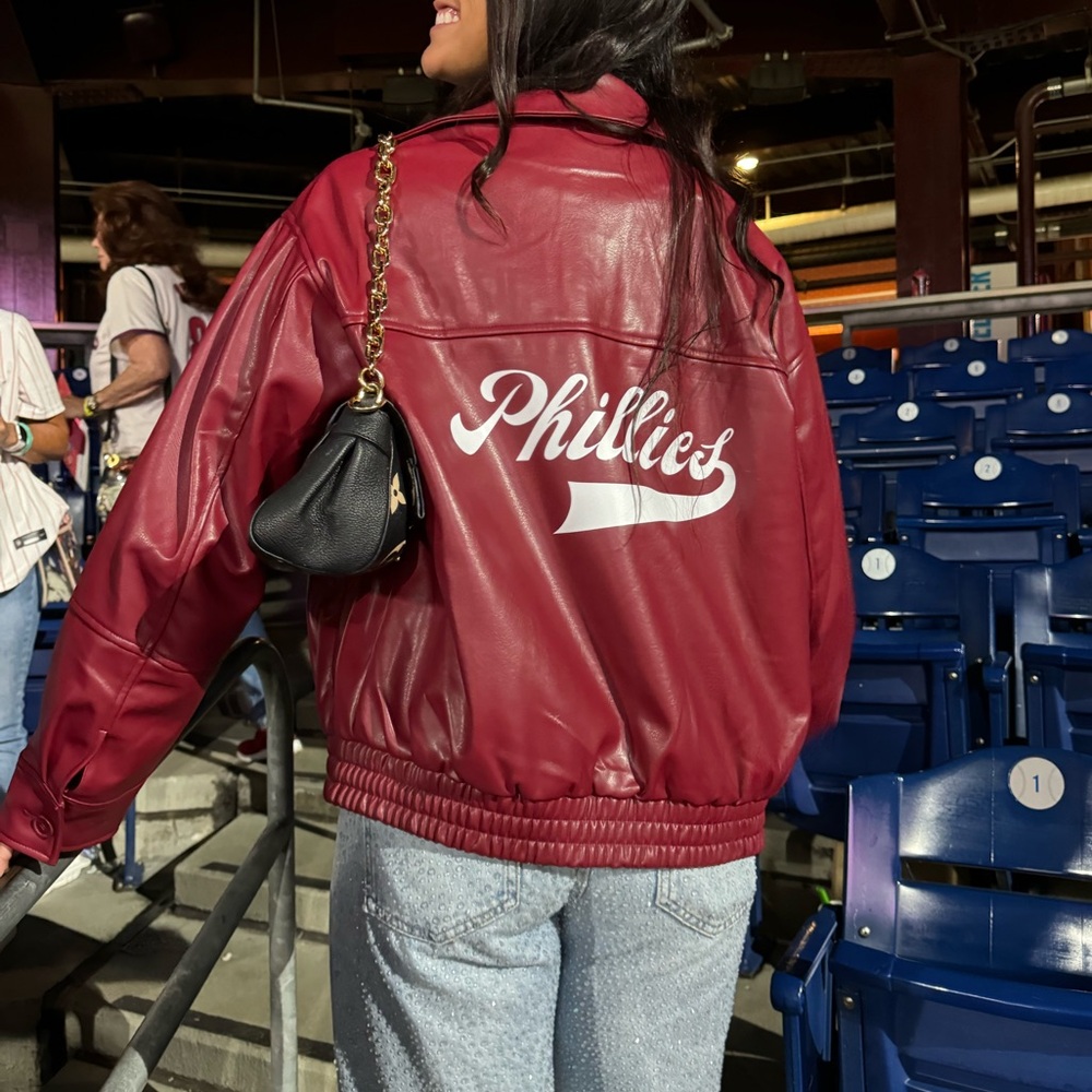 Philadelphia Phillies leather jacket